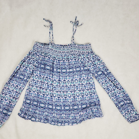 Epic Threads Big Girls Peasent Off shoulder Top L - Picture 3 of 11